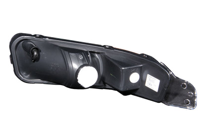 ANZO 2005-2009 Ford Mustang Euro Luces de estacionamiento negras con reflector ámbar