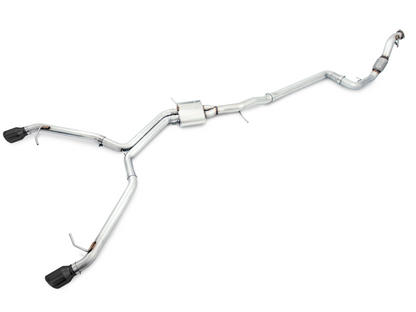 Saída dupla de escape AWE Tuning Audi B9 A4 Track Edition - Diamond Black Tips (inclui DP)