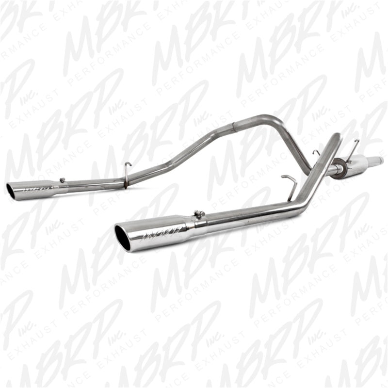 MBRP 2003 Dodge Ram Hemi 1500 5.7L SC/CC-SB Cat Back Doble parte trasera