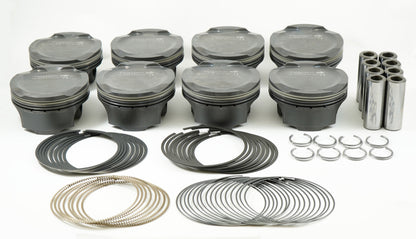 Juego de pistones Mahle MS Ford Coyote 314ci 3.701in Bore 3.650in Stroke 5.933in Rod .866 Pin -1cc 11CR