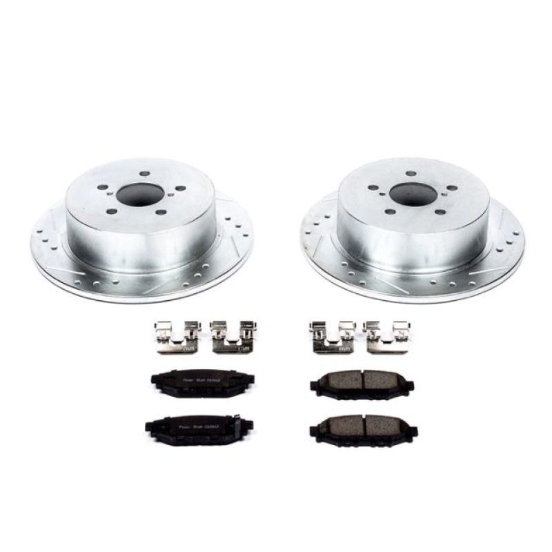 Power Stop 05-09 Subaru Legacy Trasero Z23 Evolution Sport Kit de Freno