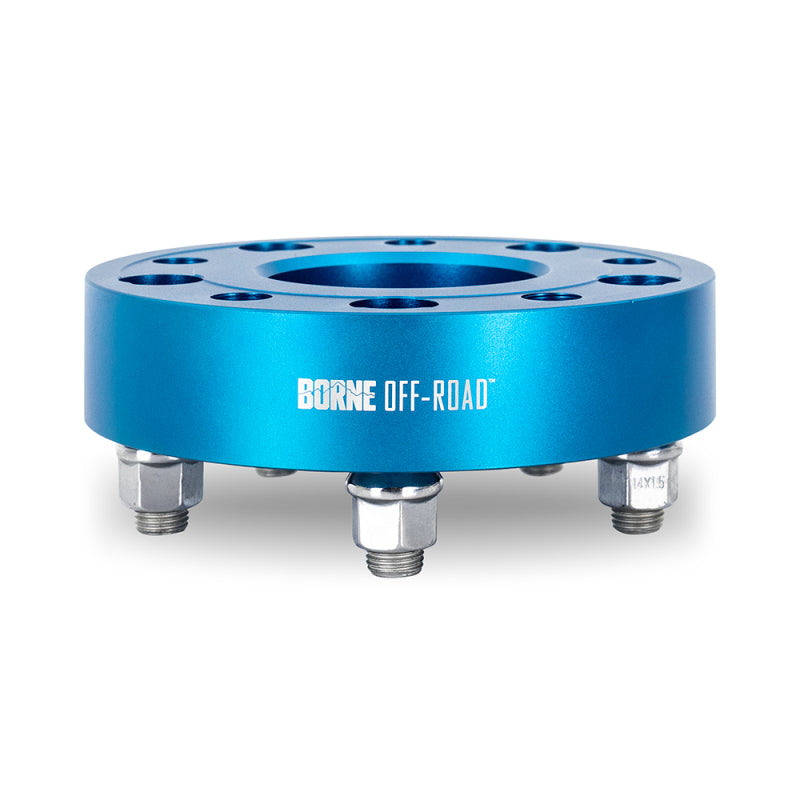 Mishimoto Wheel Spacers - 5x127 - 71.6 - 38.1mm - M14 - Blue