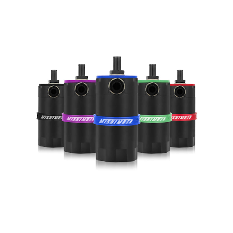 Mishimoto Recipiente de captura de aceite con deflector universal - Verde