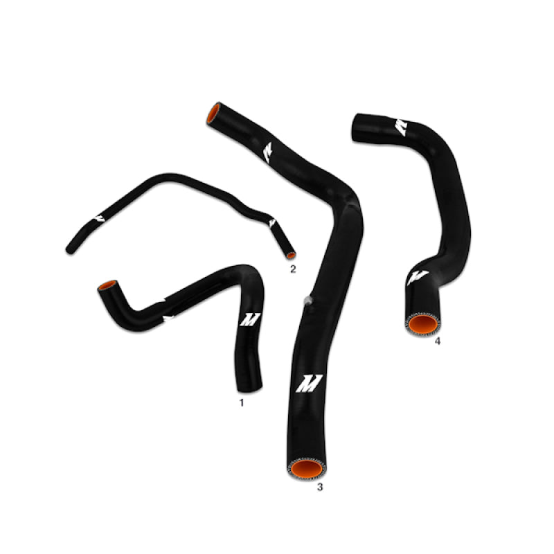Mishimoto 02-06 Mini Cooper S (Supercharged) Kit de manguera de silicona negra