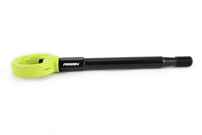 Perrin 08-14 Subaru WRX/STI Kit de gancho de remolque (delantero) - amarillo neón