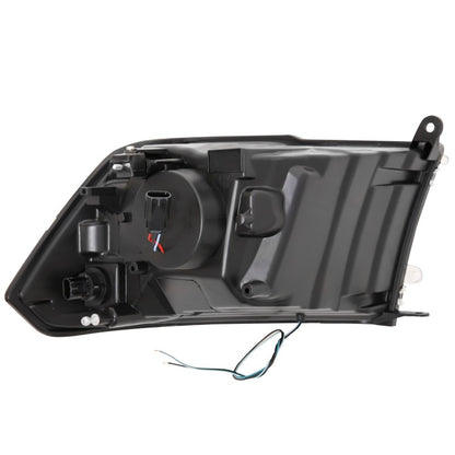 ANZO 09-18 Dodge Ram 1500 projetor estilo prancha faróis cromados com halo