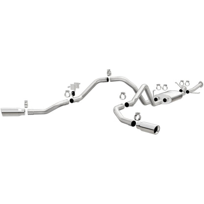 MagnaFlow Cat-Back 10-15 Toyota Tundra SC LB / CC SB 4.6L/5.7L V8 SS 2.5 Doble parte trasera con boquilla de 4 pulgadas