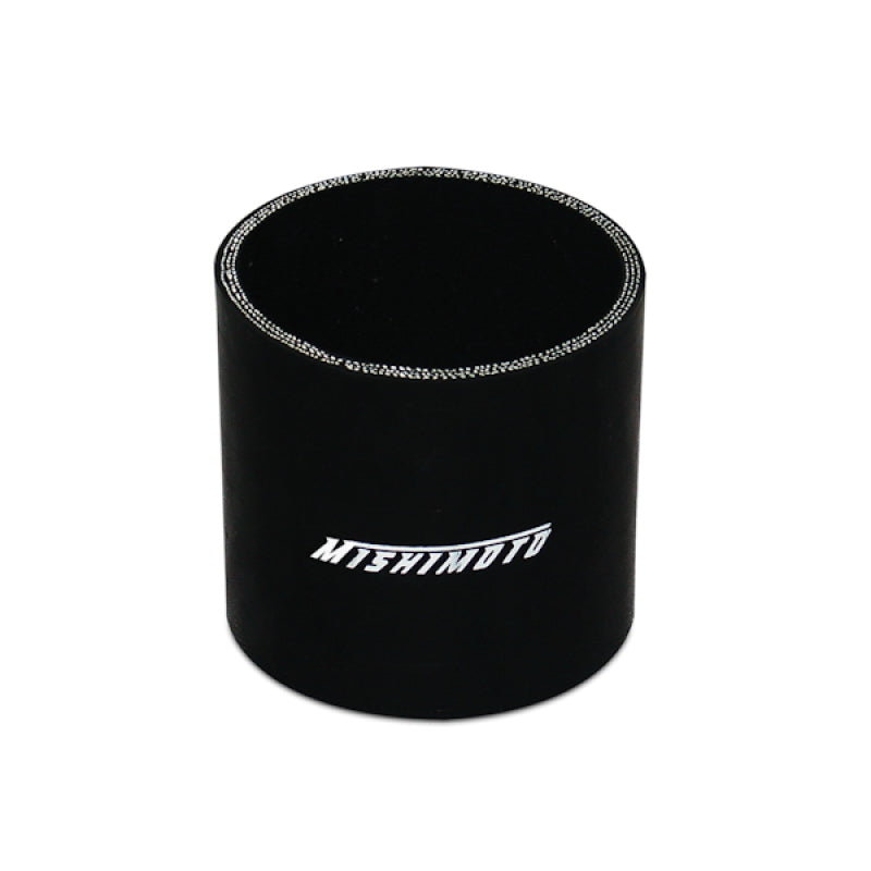 Acoplador recto negro Mishimoto de 2,5 pulgadas