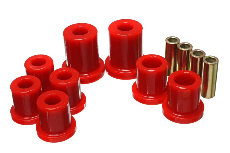 Energy Suspension 03-09 Lexus GX470 / 03-09 Toyota 4Runner 2WD/4WD Juego de casquillos de brazo de control delantero rojo