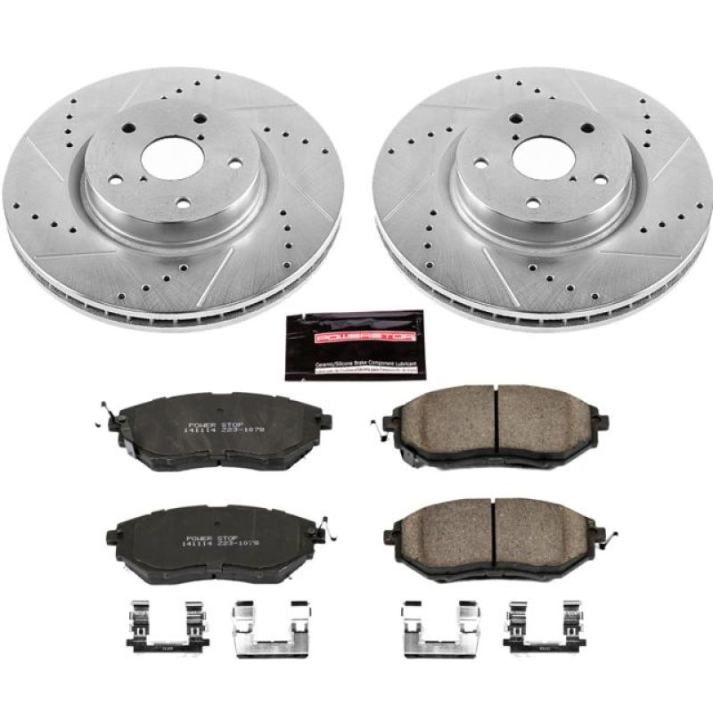 Power Stop 06-07 Subaru B9 Tribeca Delantero Z23 Evolution Sport Kit de Freno