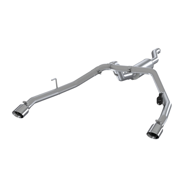 MBRP 2020 Jeep Gladiator 3.6L 2.5in Dupla Saída Traseira Cat Back Exhaust Aluminizado