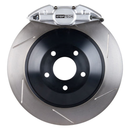 StopTech BBK 01-05 BMW 325i Rear Silver ST-22 Calipers Slotted 328x28mm Rotors/Pads/SS Lines