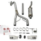 aFe Rebel Series CB 2.5in Dual Center Exit SS Exhaust w/ Polish Tip 07-15 Jeep Wrangler 3.6L/3.8L V6
