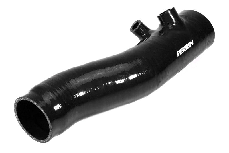 PERRIN 22-26 Subaru WRX / 20-25 LGT & OBXT Turbo Inlet Hose w/Turbo Adapter Flange (Long) - Black