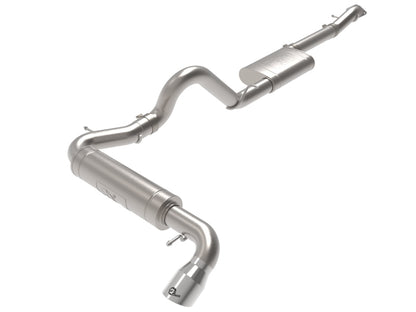 aFe Apollo GT 3in 409 SS Cat-Back Escape 2021 Ford Bronco L4-2.3L (t)/V6-2.7L (tt) com pontas polidas