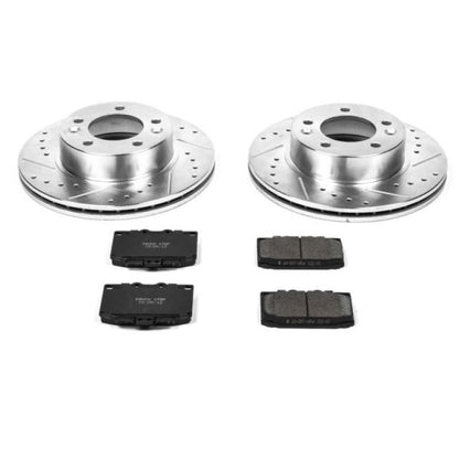 Power Stop 86-91 Mazda RX-7 Kit de freno delantero Z23 Evolution Sport