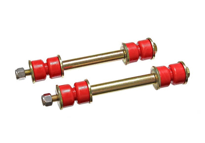 Energy Suspension Universal 3 9/16 polegadas vermelha dianteira/traseira barra estabilizadora Links finais com ferragens