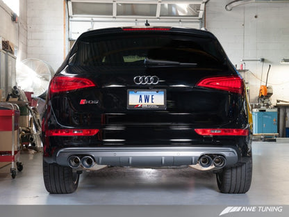 Escape AWE Tuning Audi 8R SQ5 Touring Edition - Saída Quad Diamond Black Tips