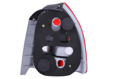 ANZO 1996-2000 Honda Civic Lanternas traseiras vermelho/transparente