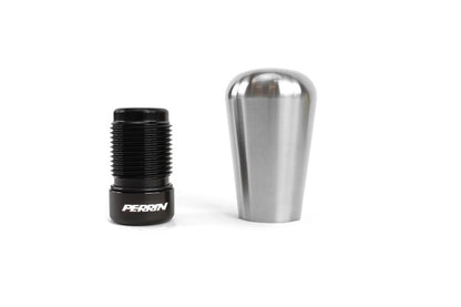 Perrin 15-21 Subaru WRX / 2022 BRZ/GR86 6 velocidades escovado 1,80 pol. Botão de câmbio de aço inoxidável cônico