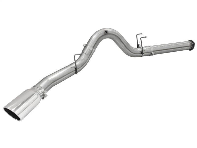 aFe Atlas Exhausts 5in DPF-Back Escape de acero aluminizado 2015 Ford Diesel V8 6.7L (td) Punta pulida