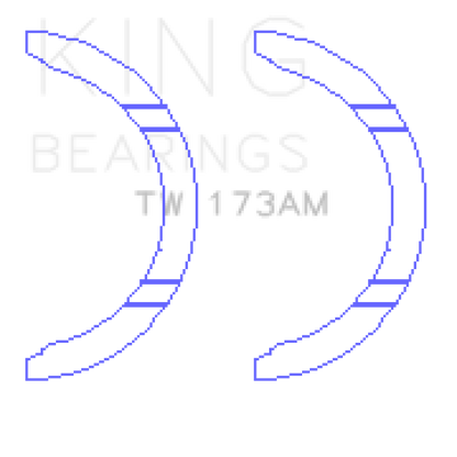 King Engine Bearings 4G63/4G64 7 Bolt EVO V-IX Thrust Washer Set