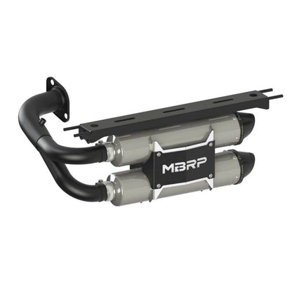 MBRP 19-20 Honda Talon Sistema de escape doble deslizable con silenciador de rendimiento