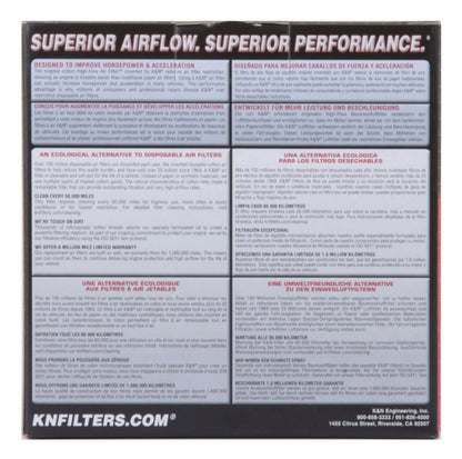 K&N Yamaha Dragstar/V-Star Classic, Custom, Silverado/Dragstar Classic Replacement Air Filter