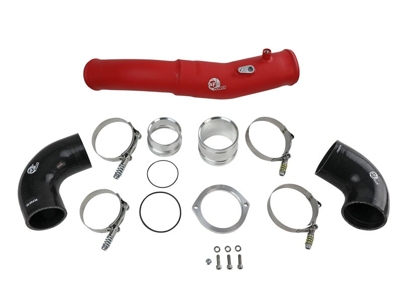 aFe 2020 Toyota Supra 3.0L 3in Tubo de intercooler rojo - Caliente