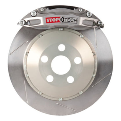 StopTech 08-14 Lexus IS F Trophy Sport Rear BBK ST-40 Caliper Silver / 2pc Slotted 355x32mm Rotor