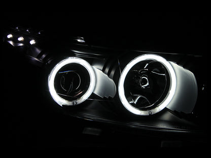 ANZO 2008-2010 Scion Xb Proyector Faros delanteros con Halo Negro