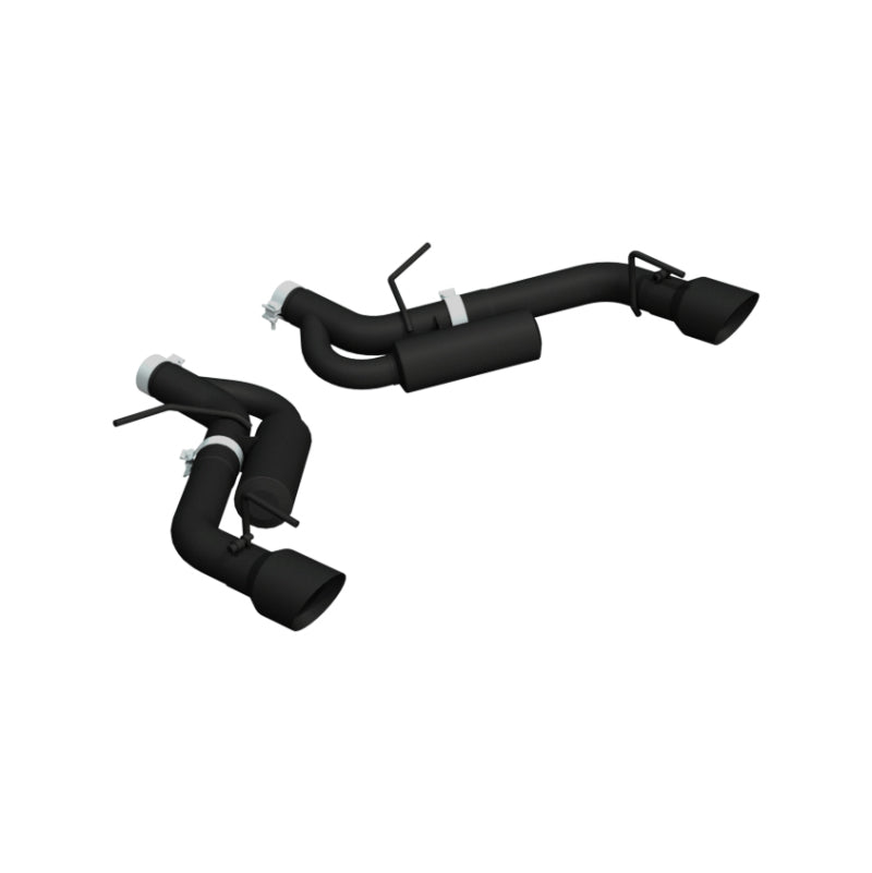 MBRP 16-19 Chevrolet Camaro SS Eje trasero de salida doble trasero con puntas de 4.5in OD - BLK (Modelos no NPP)