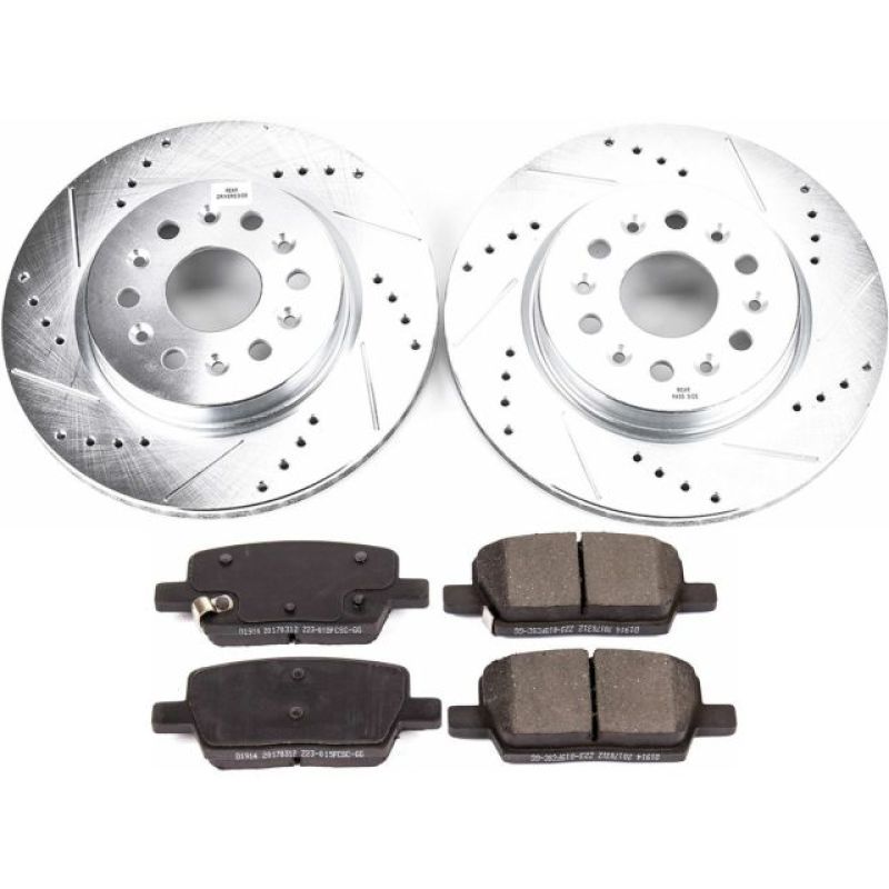 Kit de freio esportivo Power Stop 18-19 Buick Enclave traseiro Z23 Evolution