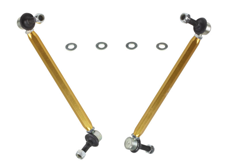 Whiteline 05-10 Chevy Cobalt/6/09+ Cruze/06-11 HHR Barra estabilizadora delantera - Conjunto de enlace H/D Adj Bola de acero