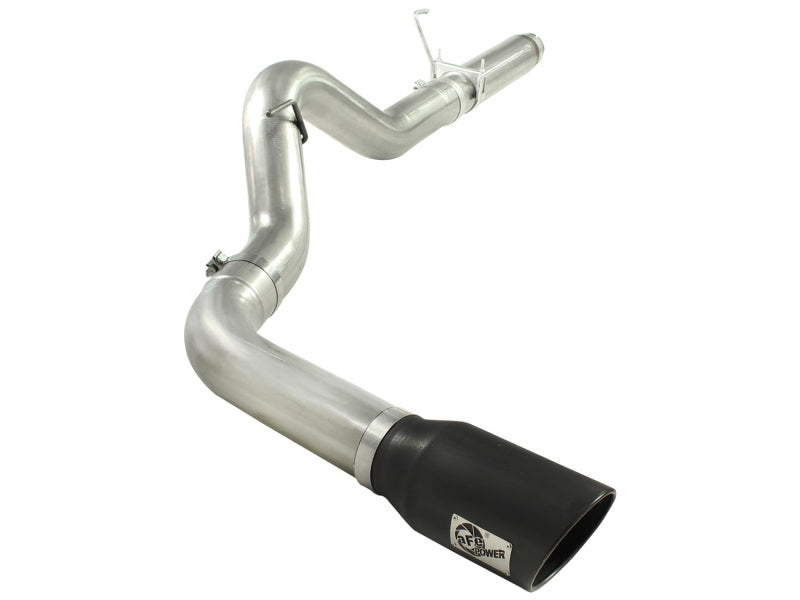 aFe Atlas Escapes DPF-Back Escape de acero aluminizado Dodge Diesel Trucks 07.5-12 L6-6.7L Punta negra