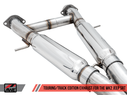 Escape AWE Tuning 2020 Jeep Grand Cherokee SRT Track Edition - Chrome Silver Tips