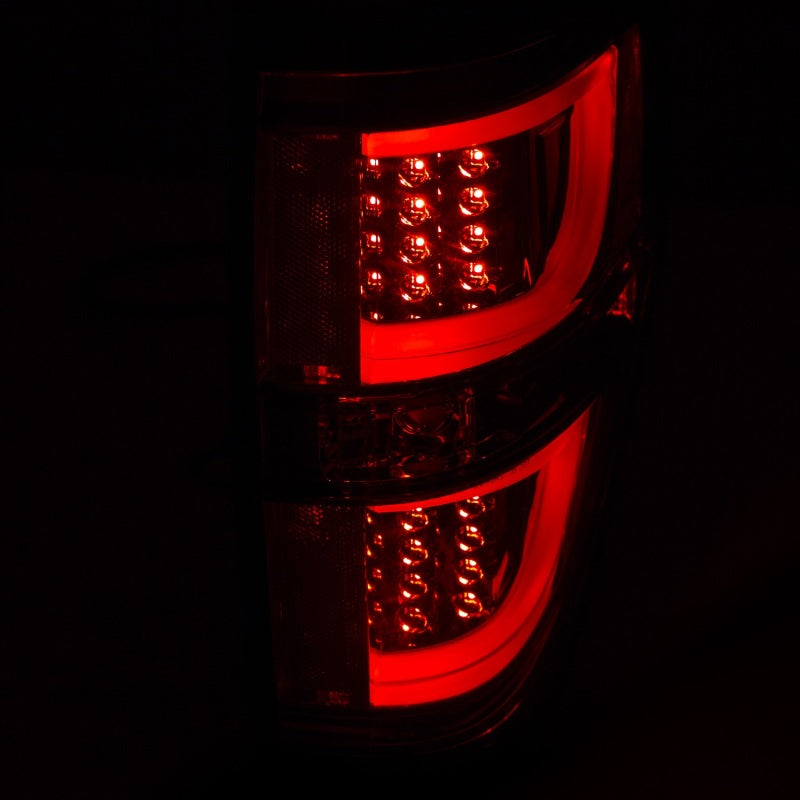 ANZO 2009-2013 Ford F-150 LED lanternas traseiras fumaça