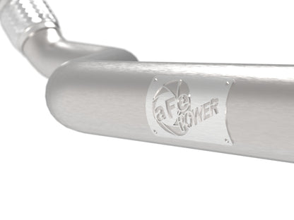 afe POWER MACH Force-Xp 09-16 Audi A4/A5 B8 L4-2.0L(t) 304 SS 3in. Tubo de exclusão do ressonador frontal