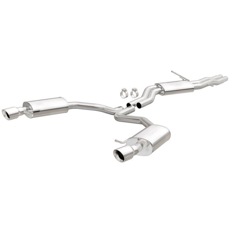 MagnaFlow Sys C/B 12-15 Audi A6 / A7 3.0L V6 SS 2.5in Dual Split Traseiro Ext 4in Tips