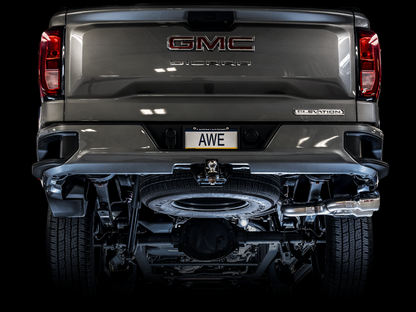 AWE Tuning 4ª Geração GM 1500 5.3L 0FG Catback Saída Lateral Dupla (Pára-choque Plano) - Pontas Cromadas