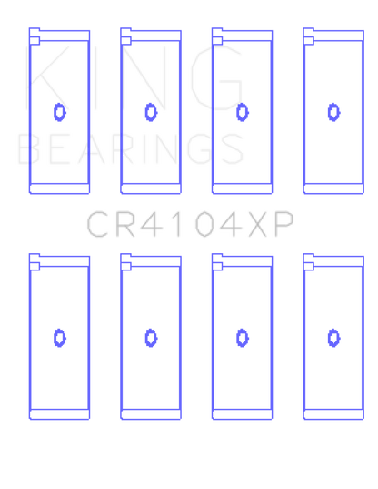 King Engine Bearings Audi/VW 83-03 1.6L/1.8L/2.0L Performance Rod Bearing Set - Size STDX