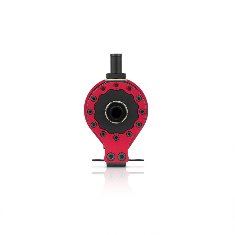 Mishimoto Recipiente de captura de aceite con deflector universal - Rojo