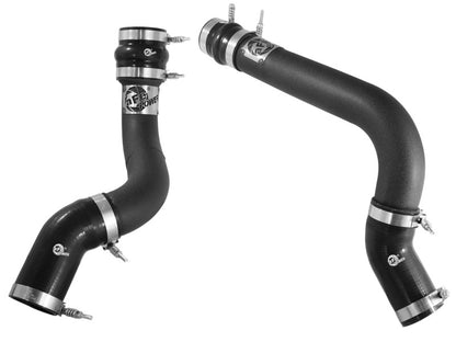 aFe BladeRunner - Juego de tubos intercooler negros de 3 pulgadas para lado frío y caliente para Dodge RAM Diesel 6.7L (td) 13-14