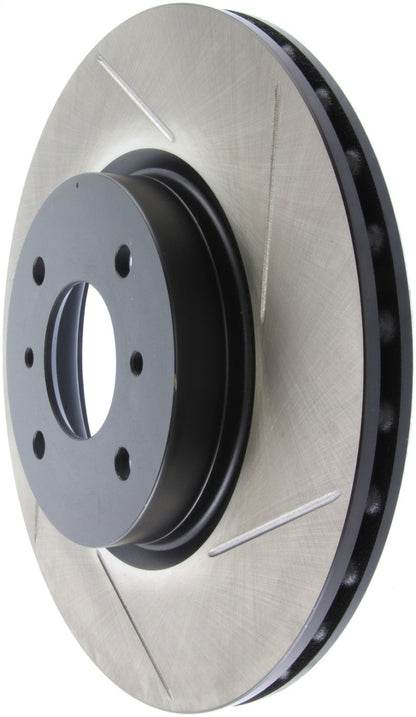 StopTech Power Slot 03-06 Sentra Spec V w/ Brembo SportStop Slotted Front Left Rotor