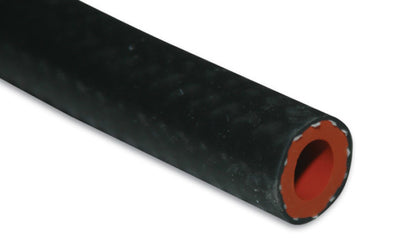 Vibrante 1/4 pol. (6 mm) ID x 20 pés. Mangueira de aquecedor de silicone reforçada - preta