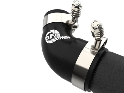 aFe Kia Stinger 18-22 V6-3.3L (tt) BladeRunner Tubo de carga caliente - Negro