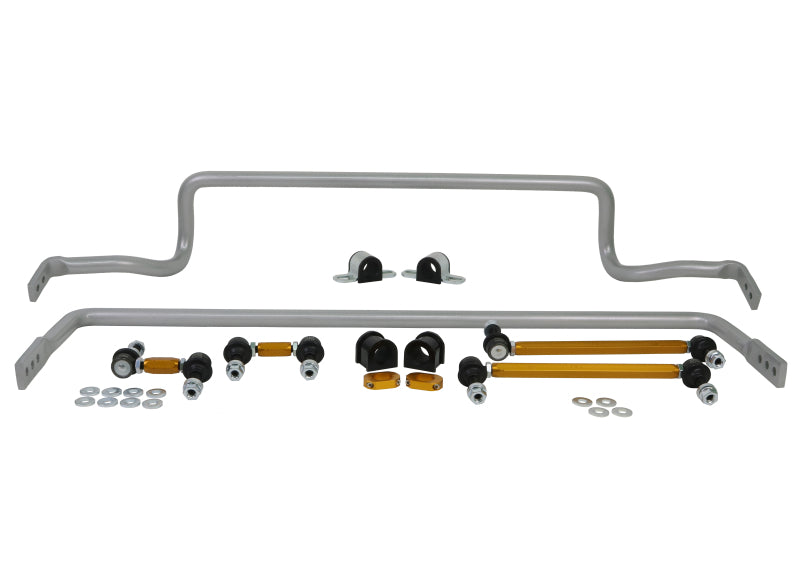 Kit de barra estabilizadora dianteira e traseira Whiteline 08-17 Mitsubishi Lancer