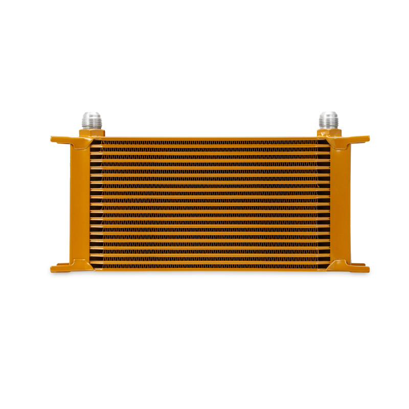 [GARAGE SALE] - Mishimoto Universal 19 Row Oil Cooler - Gold