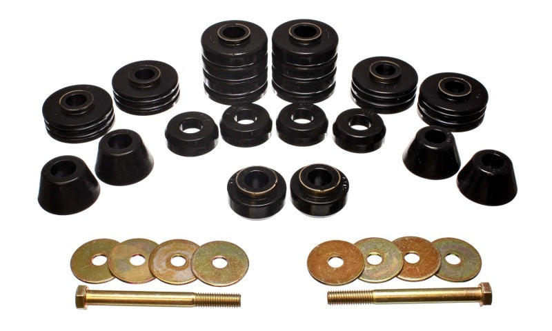 Juego de montaje de cabina de cuerpo negro de suspensión de energía para 73-80 GM C/K-10/20/30 C/K1500/2500/3500