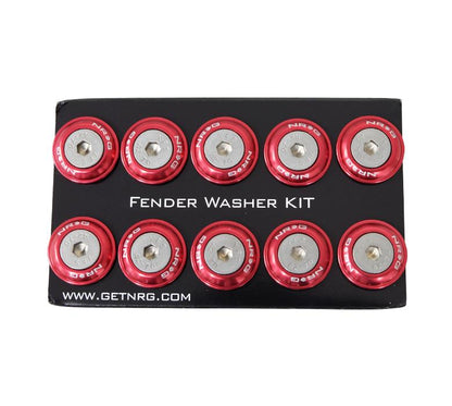 NRG - FENDER WASHER KIT; RIVETS FOR METAL; SET OF 10